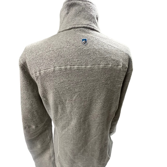 Kuhl women’s size large half zip oatmeal color layer fleece excellent cond - Picture 2 of 10